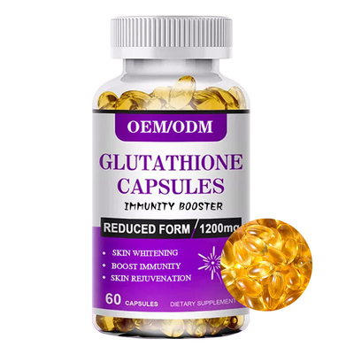 Softgels Tablet Glutathione Asli Alami Untuk Kecantikan 1200 mg