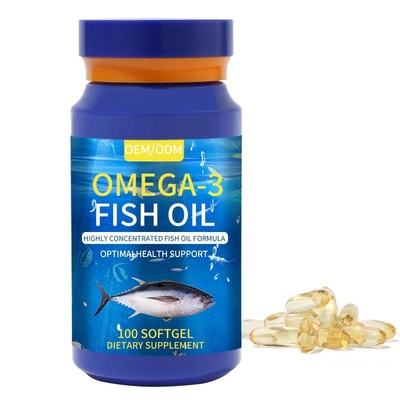 Memperkuat Memori veg Minyak Ikan Suplemen Softgel Epa Omega 3 Kapsul