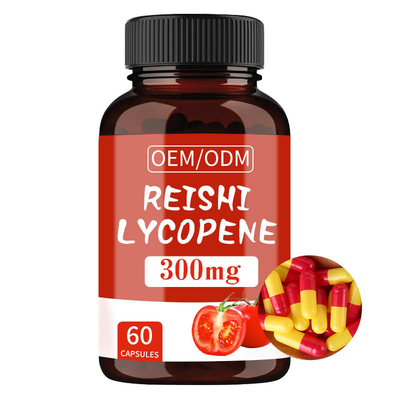 Suplemen Peningkatan Pria OEM Kapsul Lycopene Reishi 300 MG