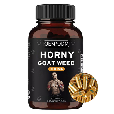 Suplemen Peningkatan Pria Horny Goat Weed Kapsul Disetujui FDA