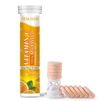 Vitamin C Milkweed Biotin Vitamin Gummies Healthy Hair Gummies Tablet Effervescent