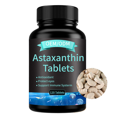 Suplemen Astaxanthin Antioksidan Tablet OEM Private Label