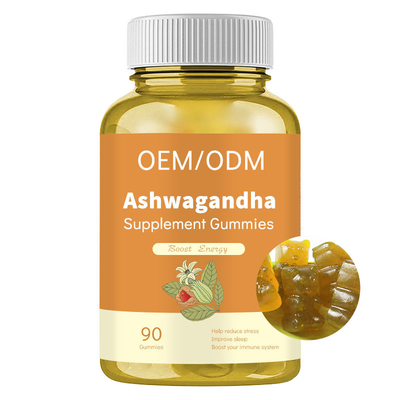 Meningkatkan Tidur Ekstrak Akar Ashwagandha Suplemen Gummies Untuk Kecemasan