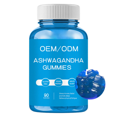 Stress Anxiety Relief Suplemen Ashwagandha Gummies Stress Balls
