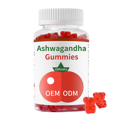 Private Label Ashwagandha Suplemen Gummies Meningkatkan Tidur Untuk Wanita