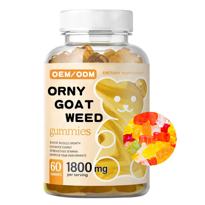 Suplemen Peningkatan Pria Hollycon Herbal Horny Goat Weed Gummies 7000mg