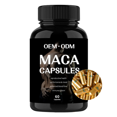 1500 Mg Plus Kapsul Suplemen Akar Maca Untuk Menghilangkan Stres Pria