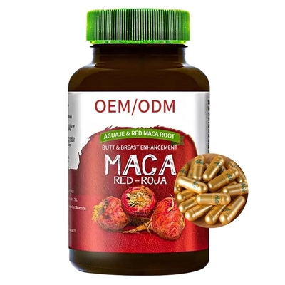 Butt Breast Enhancement Aguaje Dan Maca Root Pills Suplemen Kapsul Maca Merah