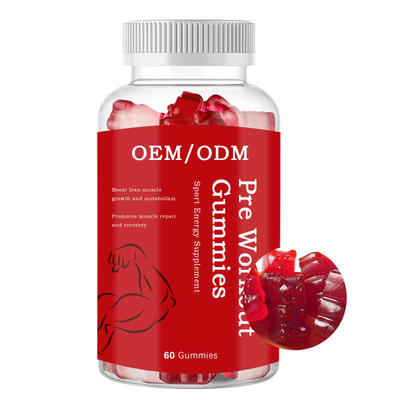 BCAA Dewasa Berat Badan Suplemen Suplemen Gummies Pra Latihan