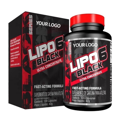 FDA Fat Burner Herbal Slim Kapsul Lipo 6 Hitam 120 Kapsul Potensi Ekstrim