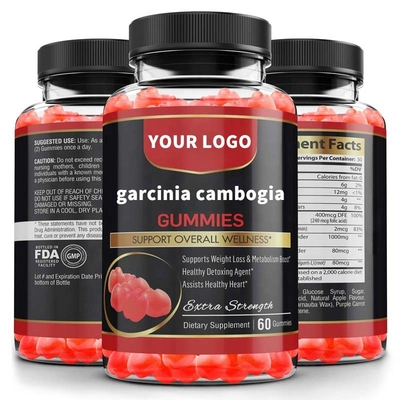 100% Herbal Penurunan Berat Badan Garcinia Cambogia Gummies Suplemen