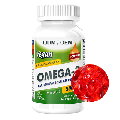 Kapsul Asam Lemak Omega 3 Kardiovaskular Softgels OEM