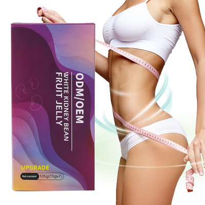 ODM White Kidney Bean Extract Suplemen Pemotong Lemak Jelly Buah