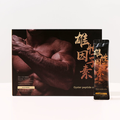 OEM Oyster Peptide Coffee Powder Suplemen Libido Pria Alami