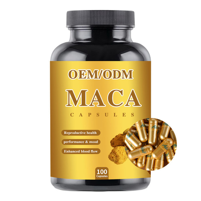 OEM Male Enhancement Maca Root Suplemen Kapsul 1500 Mg