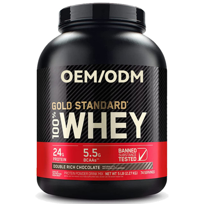 Suplemen Perawatan Kesehatan OEM Organic Whey Protein Powder Bulk Whey Protein Nutrisi Optimal