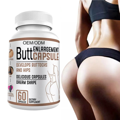 OEM Private Herbal Butt Enlargement Capsules Maca Root Butt Booster Untuk Wanita