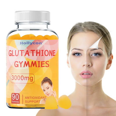 Suplemen Kesehatan Alami OEM Pencerah Pemutih Kulit Anti Penuaan L Glutathione Gummies