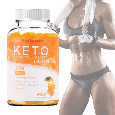HALAL Keto Vitamin Gummies Mendukung Pencernaan Manajemen Berat Badan Keto Slim Gummy