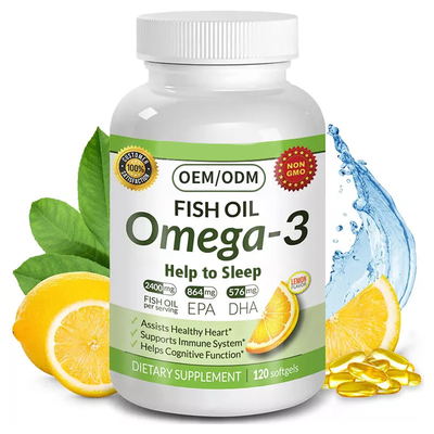 60 Softgels Minyak Ikan Omega-3 1200 Mg Mendukung Kesehatan