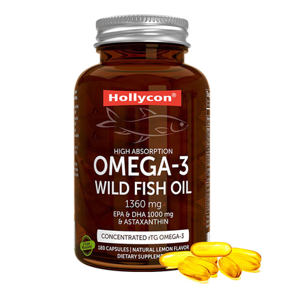 COA Fish Oil Omega 3 Softgel Capsules Mendukung Suplemen Kesehatan Mata Jantung
