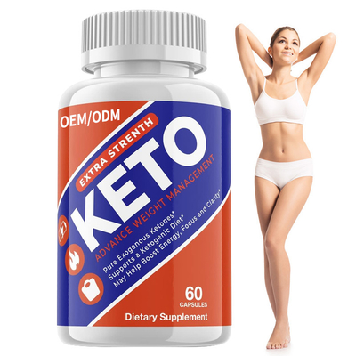 FDA Keto Slim Capsules Weight Fat Management Loss Suplemen Keto Untuk Wanita Dan Pria