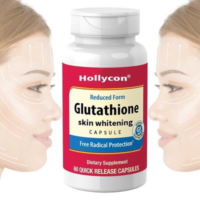 Logo Kustom Glutathione Kapsul Antioksidan Kesehatan Pemutih Kulit Kapsul