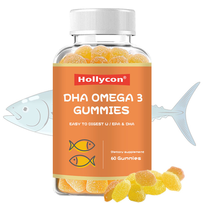 Omega 3 EPA DHA Cod Liver Oil Pills Produk Nutrisi Gummy Untuk Anak-Anak Dewasa