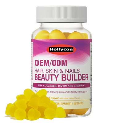 Suplemen Kesehatan OEM Mendukung Gummies Suplemen Vitamin E Oil V Soluble Biotin