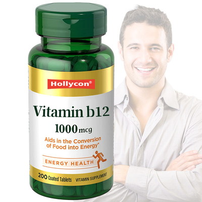 GMP Vitamin b12 Tablet 1000mcg 20pcs Suplemen Vegan Mendukung Metabolisme Energi