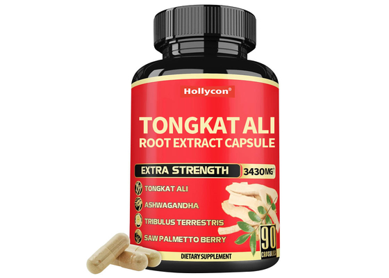 Herbal Natural Male Support Supplement Tongkat Ali Root Extract Kapsul