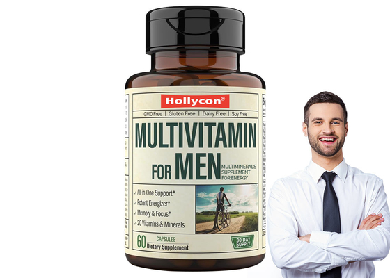 Label Pribadi 30 Hari Multivitamin Suplemen Multivitamin Untuk Pria Kapsul