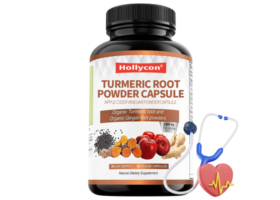 Apple Cider Vinegar Powder Kapsul Kesehatan Jantung Kurkuma Root Powder Kapsul