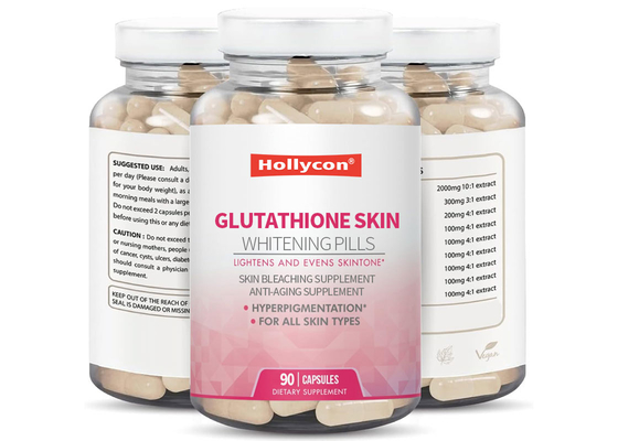 Glutathione pil pemutih kulit membantu membuat kulit terlihat lebih muda