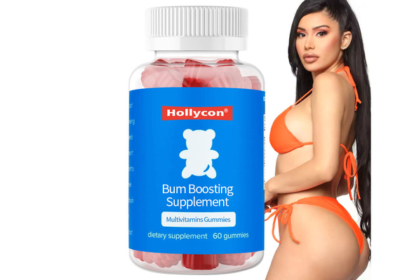 HALAL Multivitamin Gummies Membantu Memperbesar Payudara Pinggul Bum Boosting Suplemen