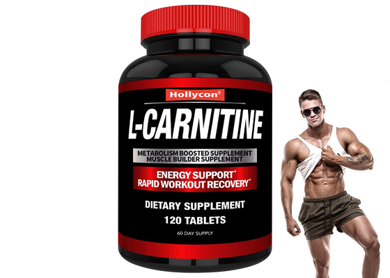 Makanan Grade L-Carnitine Tablet Bantuan Untuk Meningkatkan Tingkat Metabolik Kekuatan Otot Pembangun Otot Suplemen