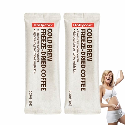 Cold Brew Freeze-Dried Coffee Slim Instant Coffee Powder Kualitas Tinggi Kopi Hijau Penurunan Berat Badan