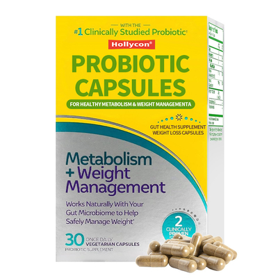 Probiotik Kapsul Untuk Metabolisme Sehat Pengelolaan Berat Badan Kesehatan usus Suplemen Penurunan Berat Badan Kapsul