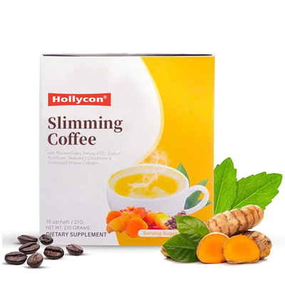 Hollycon Premium Suplemen bubuk kopi untuk menurunkan berat badan