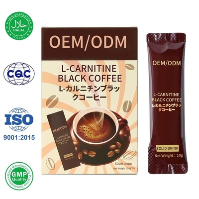 Kopi Hitam L- Carnitine Bulk Powder OEM Untuk Pelangsing Tubuh