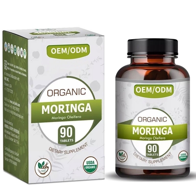 OEM Grosir 1500mg Herbal Slim Kapsul Moringa Oleifera Tablet Untuk Pembakaran Lemak