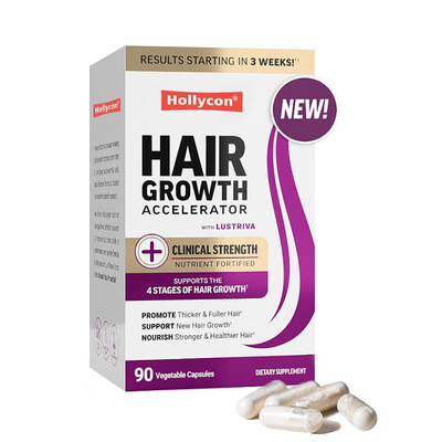 Kapsul Akselerator Pertumbuhan Rambut Lebih tebal Lebih Kuat Rambut Sehat Vitamin untuk Wanita