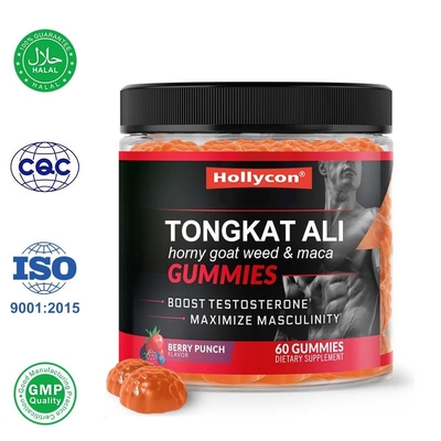 Male Enhancement Gummies Tongkat Ali Meningkatkan Testo Horny Goat Weed Suplemen