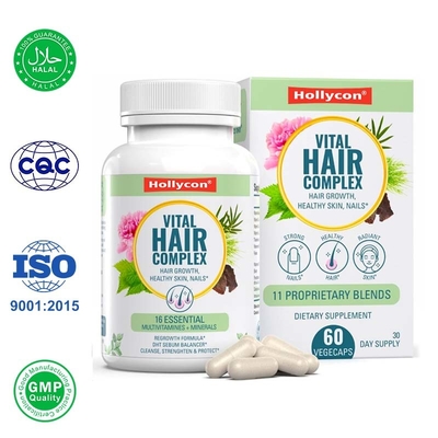 Vitamin Pertumbuhan Rambut Kapsul Membantu Rambut Sehat Kulit Kuku Suplemen Biotin