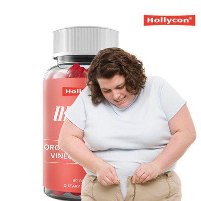 Pabrik Organik Apple Cider Vinegar Gummies dengan Ibu Natural Slimming Capsules ACV Gummies