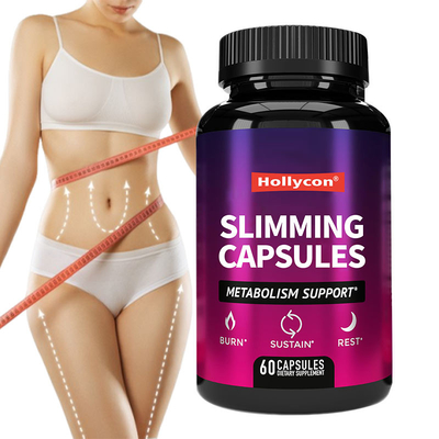 2 Tahun Shelf Life Suplemen Penghilang Berat Badan Tablet Penghilang Berat Badan Alami Kapsul
