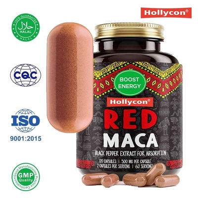 Biologi Red Maca Root Capsules Male Enhancement Pills Meningkatkan Energi