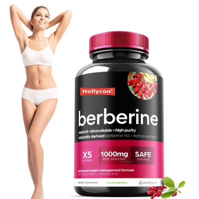 Berberine Kapsul Berkualitas Tinggi Untuk Menghilangkan Berat Badan Kapsul Penghilang Berat Badan Alami