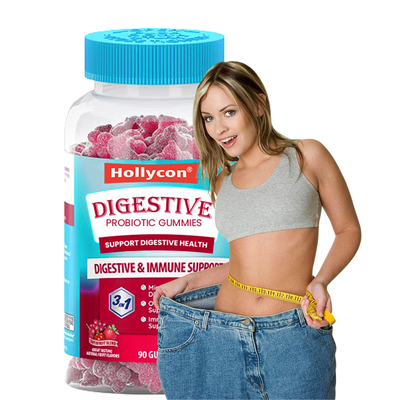 Digestive Probiotic Gummies Suplemen Pengendalian Berat Badan Slimming Gummies Membantu Kehilangan Berat Badan