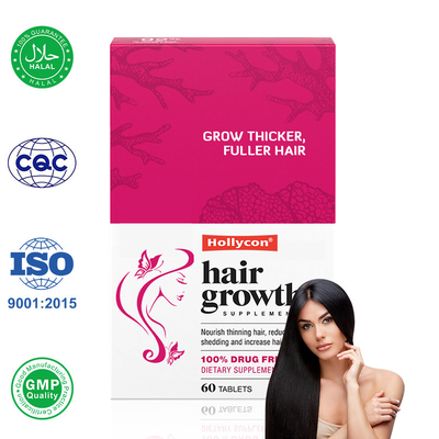 Tablet Pertumbuhan Rambut Mempromosikan Nutrisi Memperkuat Pertumbuhan Rambut yang Ada